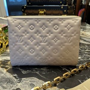 AUTHENTIC LOUIS VUITTON COUSSIN PM CREAM **BRAND NEW**
